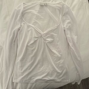 Aritzia white long sleeve